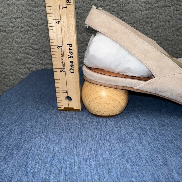 Matiko Shoes Circa Womens EUR 36 US 6 Peach Pointed Toe Slingback Sphere Heel - Picture 7 of 7